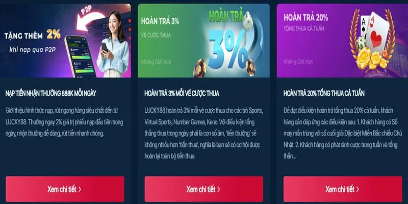 Hoàn trả casino lixi88 online